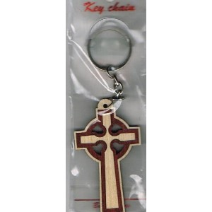 Keyring - Wooden Cross